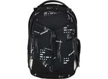 Satch Zaino Della Scuola Con Scomparto Per Laptop Match Ninja Matrix Nero