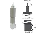 Bcr Piaggio Vespa Pk 50Cc/Pk Xl 125 Cc Ammortizzatore Anteriore Argento Argento Taglia Unica