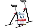 Set Di 2 Cavalletti A Rotelle 66-105 Cm – Cavalletti A Rotelle Regolabili In Altezza, Portata 90 Kg
