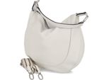 FräUlein Frida Borsa Hobo Da Donna A Tracolla In Ecopelle Bianca