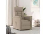 Vidaxl Poltrona Taupe 96,5 X 70,5 X 95 Cm Microfibra