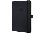 Sigel C2622 Sigel Conceptum 2026 Calendario A Libro, Ca. Din A5, Nero