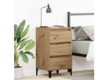 Vidaxl Comodino Artisan Oak 40 X 35 X 70 Cm Materiale A Base Di Legno