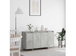 Vidaxl Credenza Grigio Cemento 135 X 41 X 69 Cm Materiale A Base Di Legno