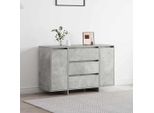 Maison Exclusive - Credenza Grigio Cemento 120 X 41 X 75 Cm Legno Multistrato