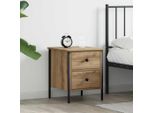Best MöBel Comodino Con Cassetti In Rovere Lavorato A Mano 40 X 42 X 50 Cm - Comodini E Armadi Cloris New5170910 1Pacco