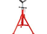Supporto Per Tubi Con Testa A V Altezza Regolabile Da 28 A 52 Pollici Supporto Per Tubi Portatile Pieghevole Con Martinetti A V