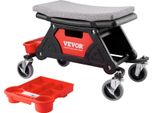 Sgabello Per Officina Sgabello Rotante 640 X 335 X 390 Mm, Portata 136 Kg Sedile Rotante Per Officina Sgabello Di Montaggio Sgabello Per Garage, Sgabello Da Lavoro Per Officina Sedile Per Sedia Incl. Cassetta Di Immagazzinaggio E Pallet, Mobile