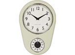 Orologio Da Parete Clayre & Eef 22X6X31 Cm Plastica Verde
