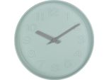 Orologio Da Parete Clayre & Eef Ø 32X4 Cm Plastica Blu