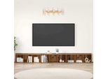 Maison Exclusive - Set Mobile Tv 3 Pezzi Legno Antico 37 X 35 X 107 Cm Materiale Ligneo