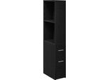 Vidaxl Set Di Mobili Da Bagno In Rovere Nero 22 X 41 X 135 Cm
