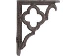 Griglia Decorativa Clayre & Eef 4X13X16 Cm In Metallo Marrone