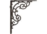 Griglia Decorativa Clayre & Eef 4X29X22 Cm In Metallo Marrone