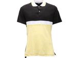 9427AG Polo Uomo Imperial Black/Yellow/White Cotone T-Shirt Man