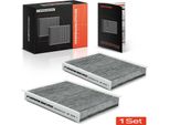 Frankberg 2X Filtro Aria Cabina Carbone Attivo Per Honda Civic Viii Hatchback Fk Fn 2005-2012