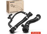 Frankberg 2X Tubo Radiatore Tubo Refrigerante Per Bmw E60 E61 E63 E64 E65 E66 E67 2.5L 3.0L