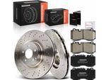 Frankberg 2X Dischi Freno 4X Pastiglie Freno Asse Anteriore Per Mercedes-Benz Classe E W211 S211 Classe S W221 C216 Sl R230
