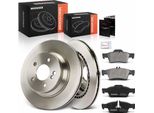 Frankberg 2X Dischi Freno 4X Pastiglie Freno Asse Posteriore Per Mercedes-Benz Cls C219 Classe E W211 VF211 S211