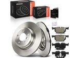Frankberg 2X Dischi Freno 4X Pastiglie Freno Asse Posteriore Per Bmw Serie 3 Cabrio E90 E93 E92 E91
