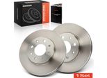 Frankberg 2X Dischi Freno Asse Anteriore Per Fiat 500 C Panda Furgone/Hatchback Ford Ka Anno 2003 In Poi