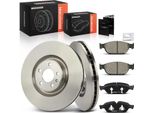 Frankberg 2X Dischi Freno 4X Pastiglie Freno Asse Anteriore Per Audi A6 Allroad 4G2 4GC A7 A8