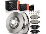 Frankberg 2X Dischi Freno 4X Pastiglie Freno Asse Anteriore Per Opel Corsa D S07 Corsa D Monovolume/Hatchback 1.2L 2006-2014