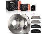 Frankberg 2X Dischi Freno 4X Pastiglie Freno Asse Posteriore Per Mazda 626 V Gf 626 V Station Wagon Gw Premacy Cp