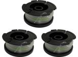3 X Rocchetto Di Filo Per Decespugliatore Black & Decker Bcsta Besta Beste 536 628 A6481