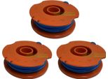 3 X Bobina Di Filo Per Flymo Revolution 2000 2300 2500 Mcculloch MT21 / 5139371-84/9