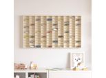 Maison Exclusive - Espositore Da Parete Con Ripiano Beige 98 X 4,5 X 55 Cm Materiale Ligneo