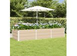 Maison Exclusive - Vaso Da Fiori Avorio 240 X 80 X 45 Cm Acciaio