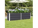 Maison Exclusive - Vaso Da Fiori Antracite 160 X 40 X 45 Cm In Acciaio