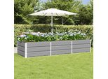 Maison Exclusive - Vaso Da Fiori Grigio Chiaro 240 X 80 X 45 Cm Acciaio