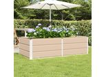 Maison Exclusive - Vaso Da Fiori Avorio 160 X 80 X 45 Cm Acciaio