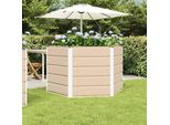 Maison Exclusive - Vaso Da Fiori Avorio 129 X 129 X 75 Cm Acciaio
