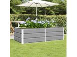 Maison Exclusive - Vaso Da Fiori Grigio Chiaro 160 X 80 X 45 Cm Acciaio