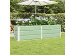 Maison Exclusive - Vaso Da Fiori Verde 160 X 40 X 45 Cm Acciaio