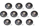 10 X 200 Mm X 25,4 Mm Spazzola Professionale Per Erbacce Spazzola Per Erbacce - 36 Denti