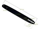 Lama 40Cm 16" Per Motosega Fuxtec Horn Mcdillen Tarus 1,3Mm; 3/8"; 57 Tg