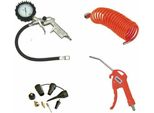 Set Di Accessori Per Compressore Per Auto Mecafer, Con Pistola Di Gonfiaggio E Manometro, Tubo Flessibile Per Aria Compressa