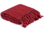Vidaxl Poliestere 220X250 Cm Rosso Bordeaux