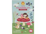 Set Di Colori Tribù Delle Tigri Fate Della Foresta