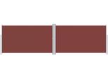 Vidaxl Tenda Laterale Estensibile Marrone 180X600 Cm