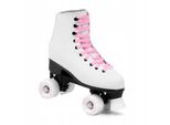 Smj Sport Signore Classico Retrò Pattini A Rotelle | ABEC7 Cuscinetti A Sfera | Bianco Ragazze Classico Pattini A Rotelle In Linea | Dimensioni 37