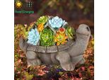 Led Luce Solare Da Giardino Luce Solare Da Giardino Lampada Impermeabile Illuminazione Esterna Decorazione Giardino, Tartaruga Con Fiori