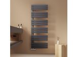 Scaldasalviette Emke Radiatore Da Bagno Radiatore A Pannello Attacco Laterale Montaggio A Parete Acqua Calda 1599 X 600 Mm Antracite Senza Elemento Riscaldante