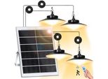 Led Luci Solari Lampade Solari Luce A Sospensione Giardino Esterno Sensore Luce Luce A Sospensione Giardino Luci Con Telecomando Per Negozio Cortile, Bianco Caldo