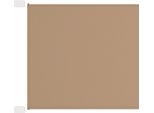 Vidaxl Tenda Verticale Taupe 60X1200 Cm Tessuto Oxford