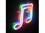 Usb A Batteria Musica Led Luce Al Neon Da Parete, Segno Al Neon Luci Notturne Segno Al Neon Luce Al Neon Per Partito Bar Gioco Camera Da Letto Decorazione Della Parete, Bambini Compleanno